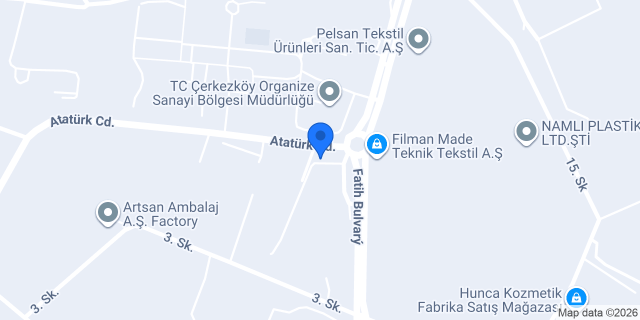 Çerkezköy Web Tasarım konumu
