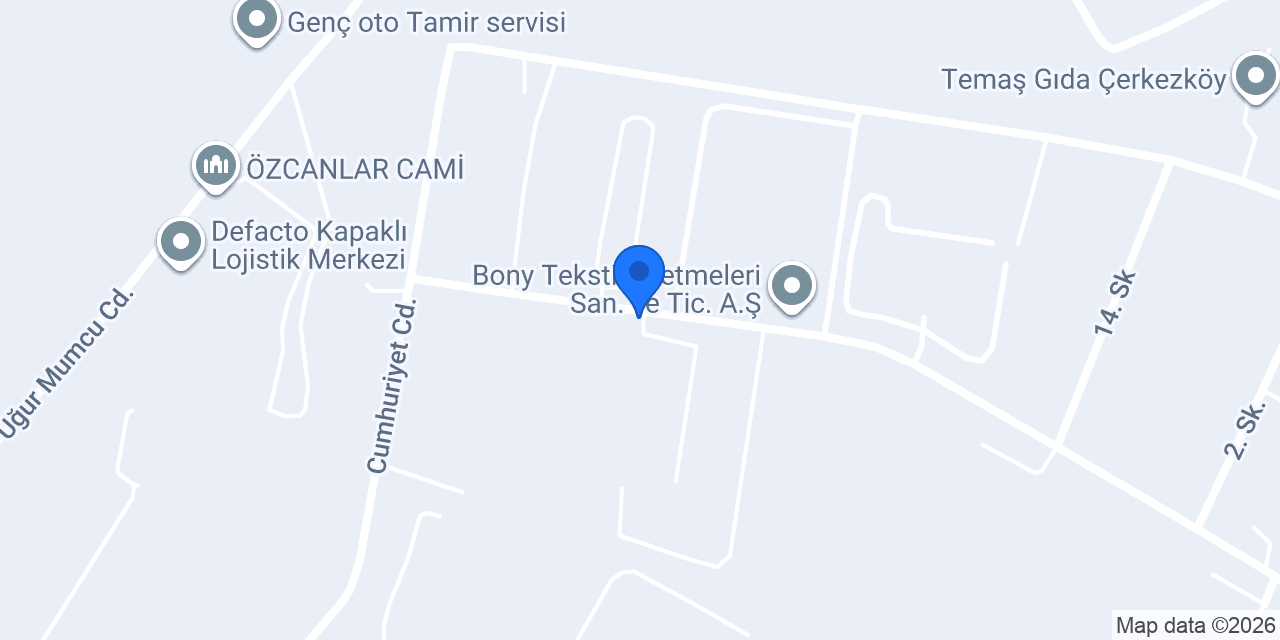 İREKS GIDA SANAYİ A.Ş. konumu