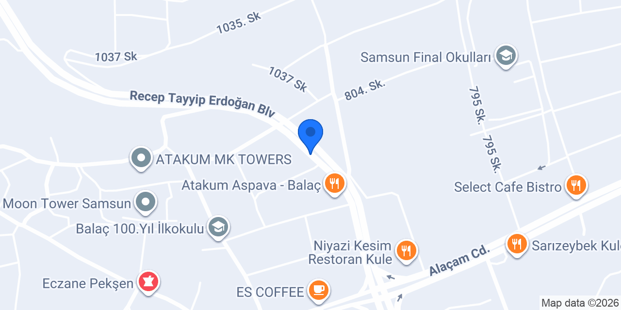 Cennet İnşaat konumu