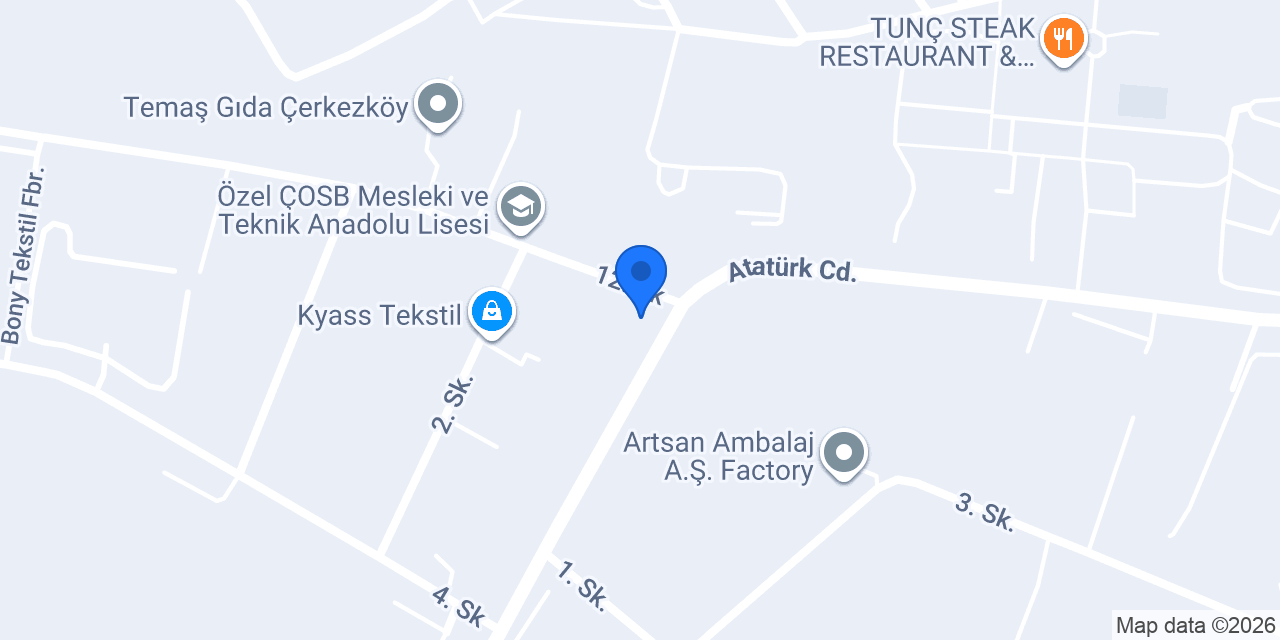 Şevkat Boya Fabrika konumu