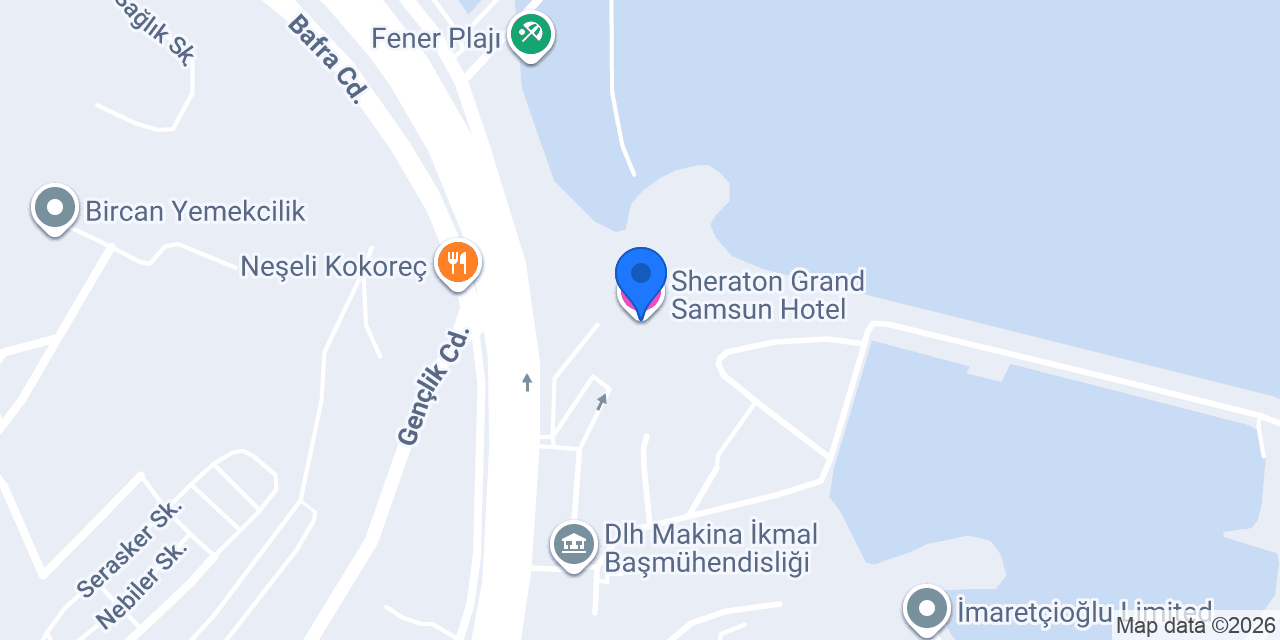 Sheraton Grand Samsun Hotel konumu
