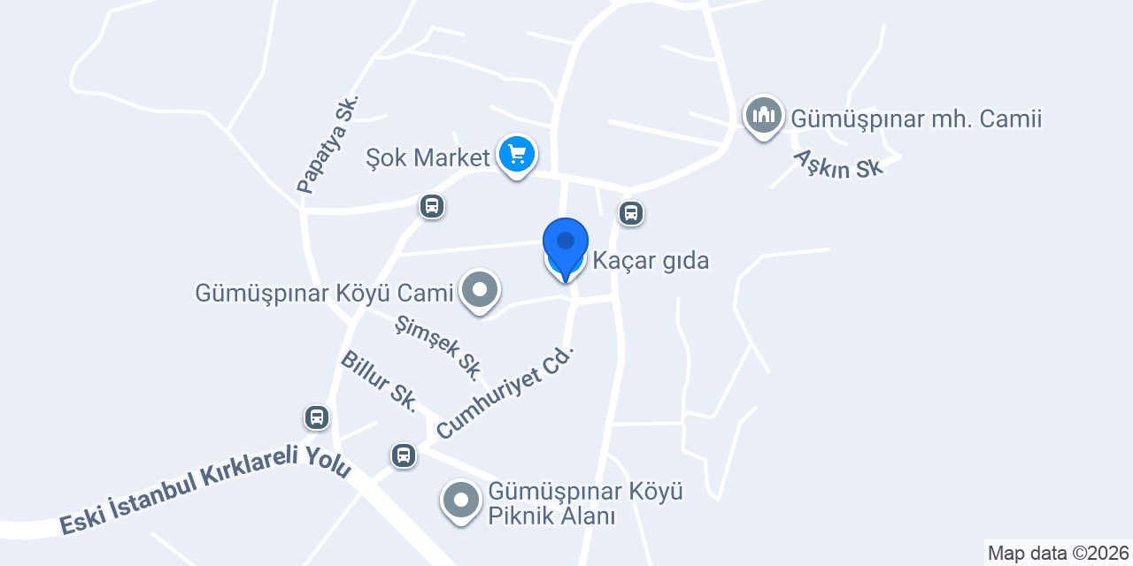 Kaçar gıda konumu