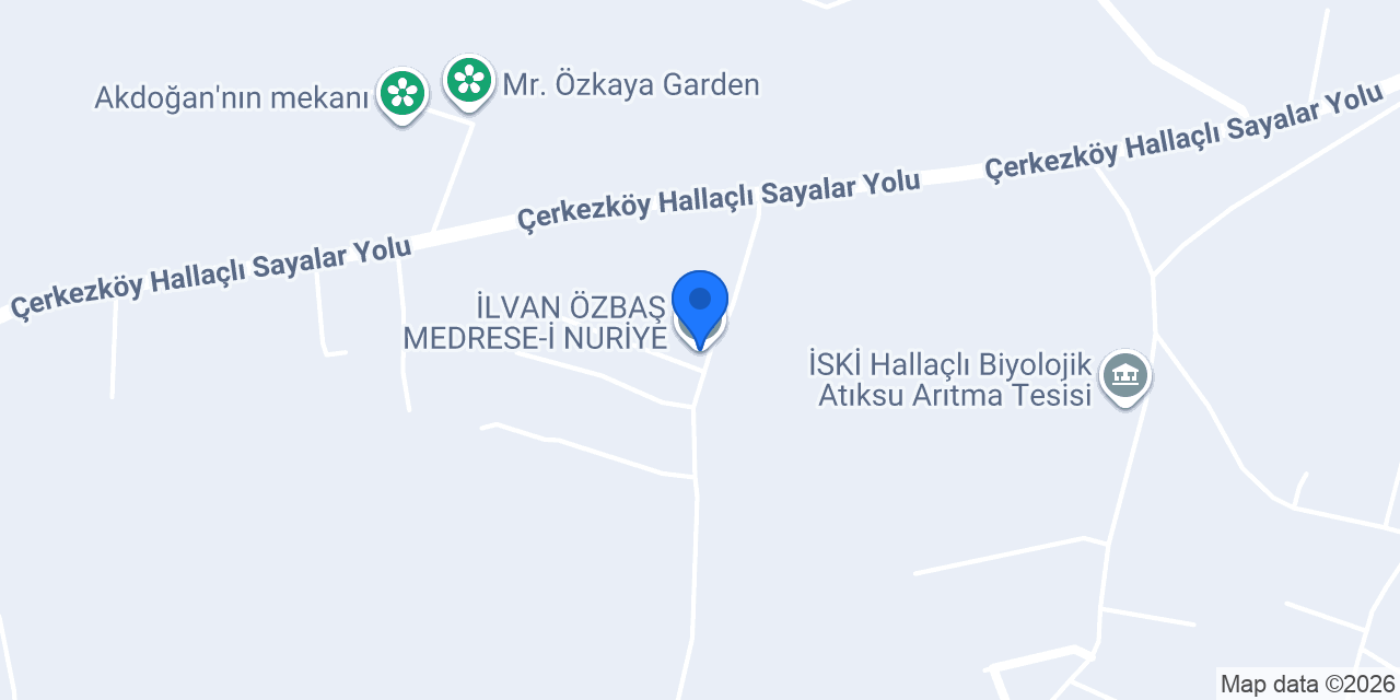 İLVAN ÖZBAŞ MEDRESE-İ NURİYE konumu