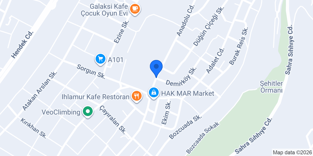 Onur Cafe & Restoran konumu
