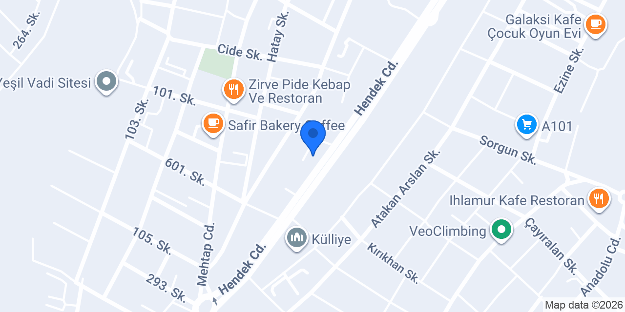 Akte Mobilya & Aksesuar konumu