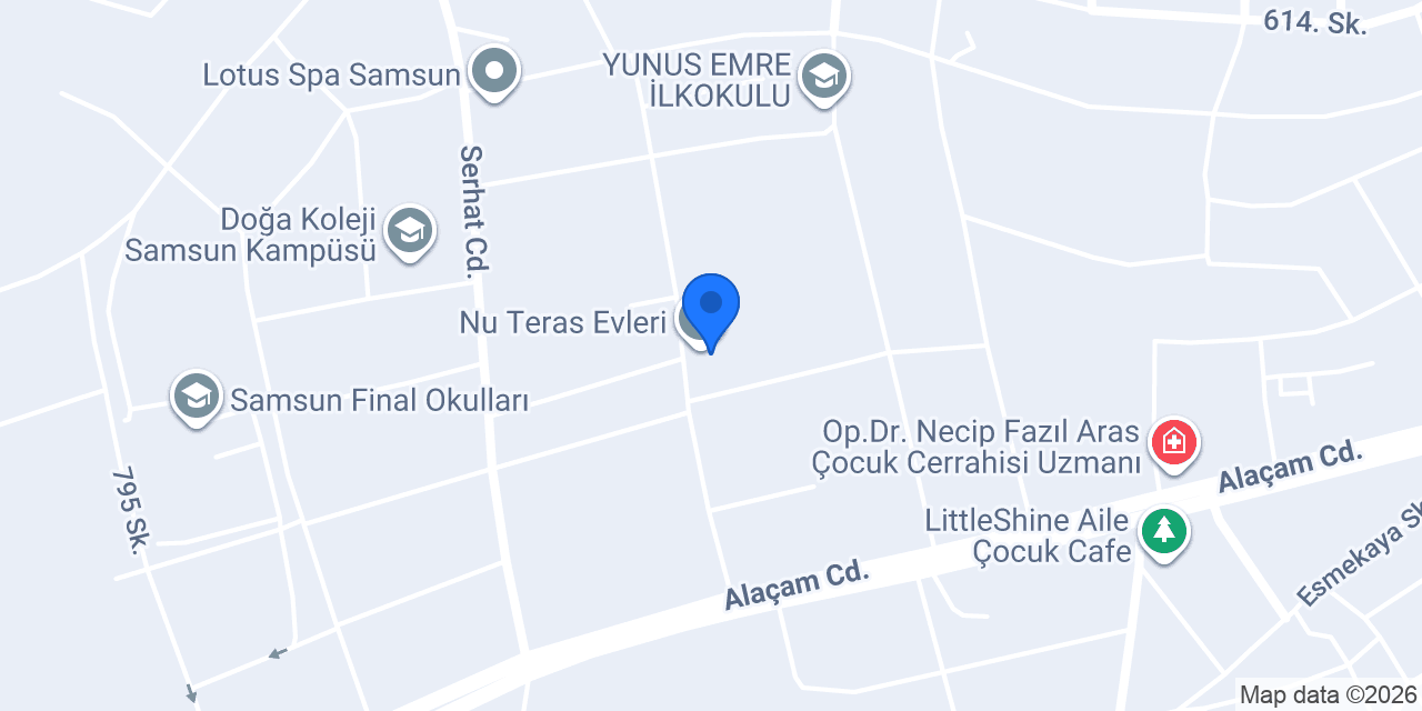 Nu Teras Evleri konumu