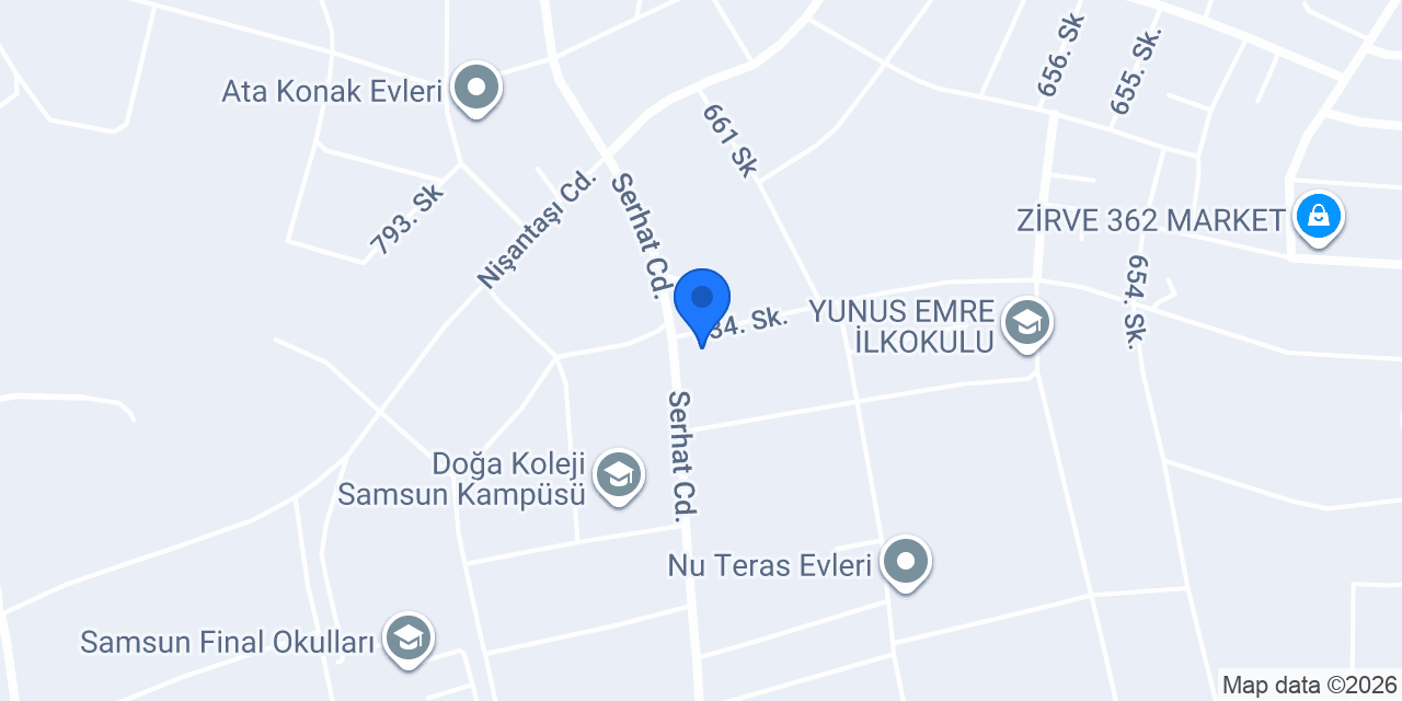 Lotus Spa Samsun konumu