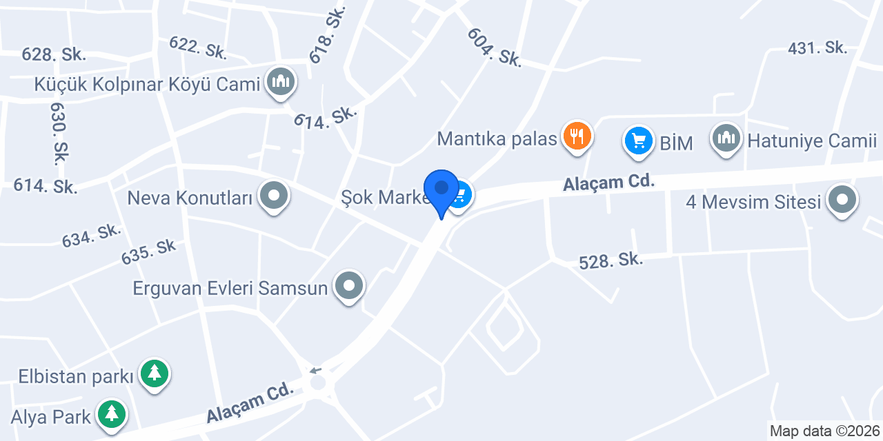 Damla Akademi konumu