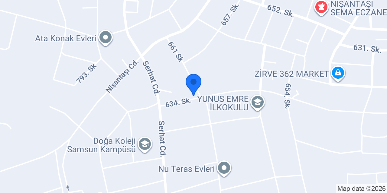 Samsun Alfa Yapı Denetim Ltd. Şti. konumu