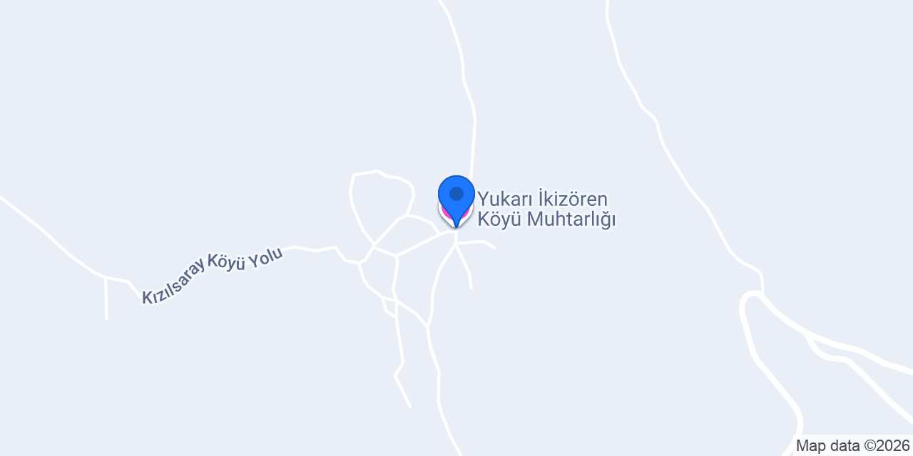 Yukarı İkizören Köyü Muhtarlığı konumu