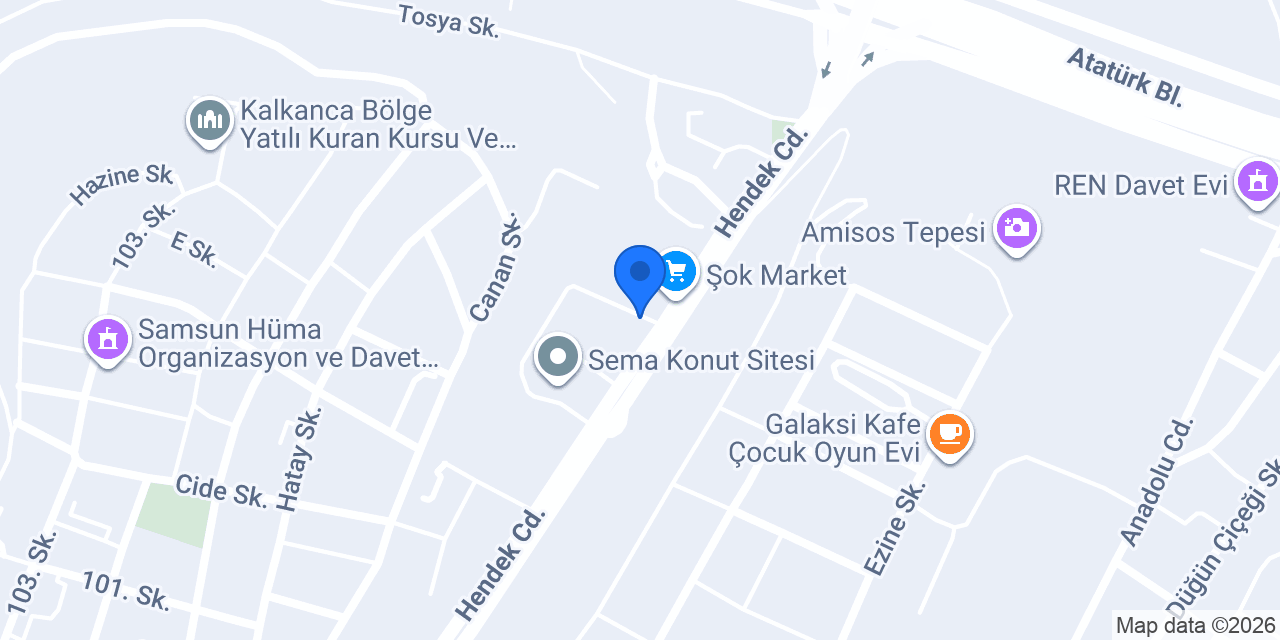 Berna Mutlu Anaokulu konumu