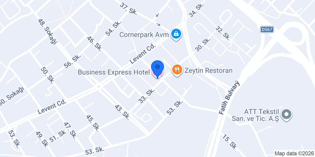 Business Express Hotel konumu