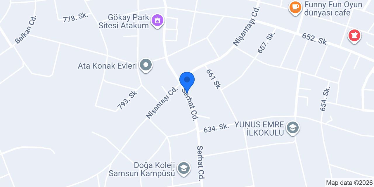 EDANS SANAT OKULU konumu