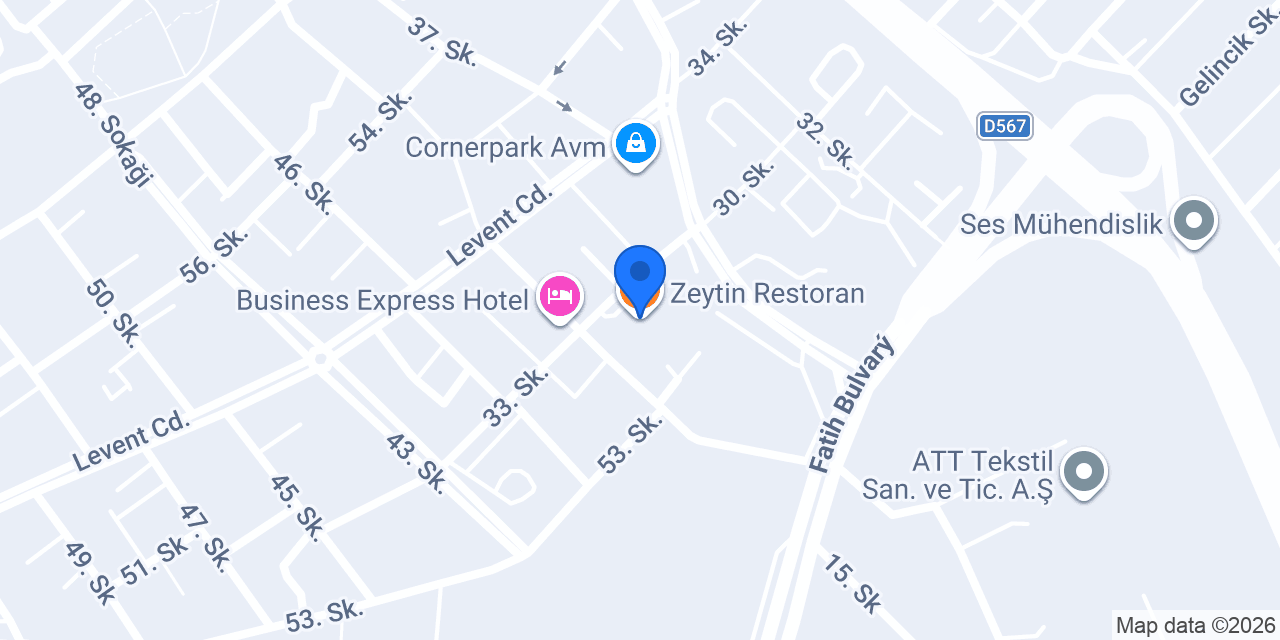 Zeytin Restoran konumu