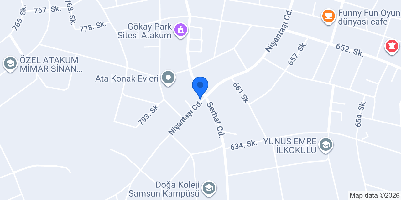 MODAKONUT İNŞAAT konumu