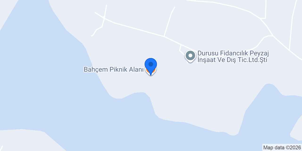 Bahçem Piknik Alanı konumu