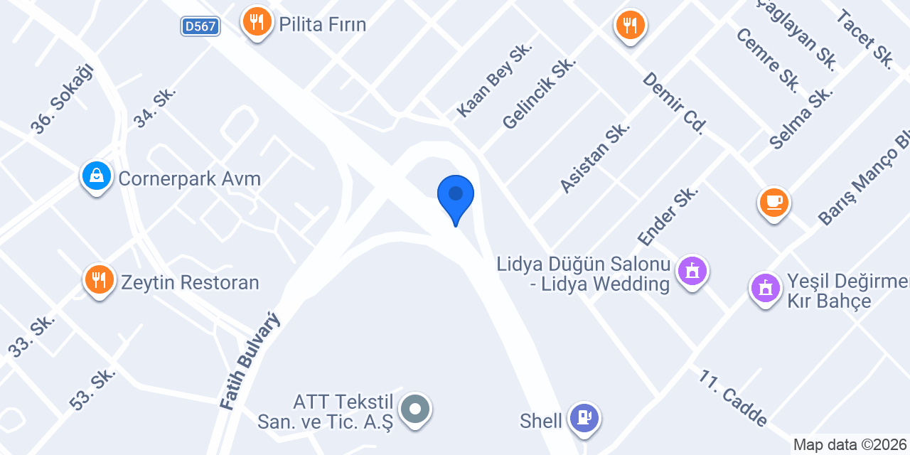 Trakya sineklik ((Çerkezköy ) konumu