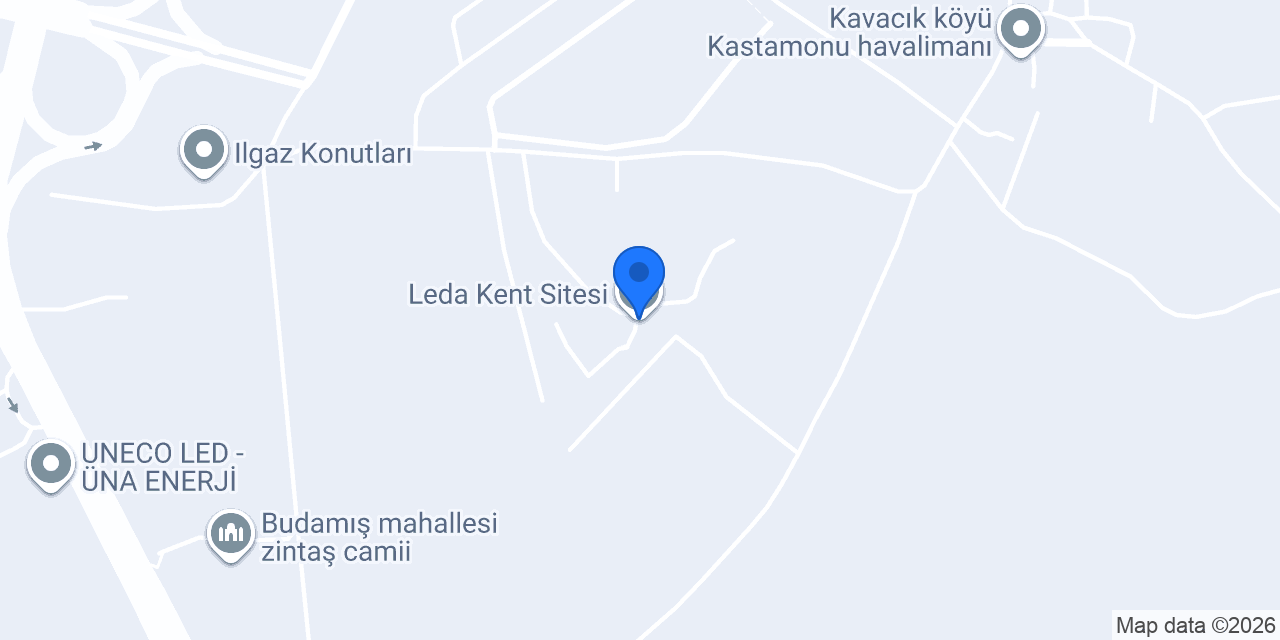 Leda Kent Sitesi konumu