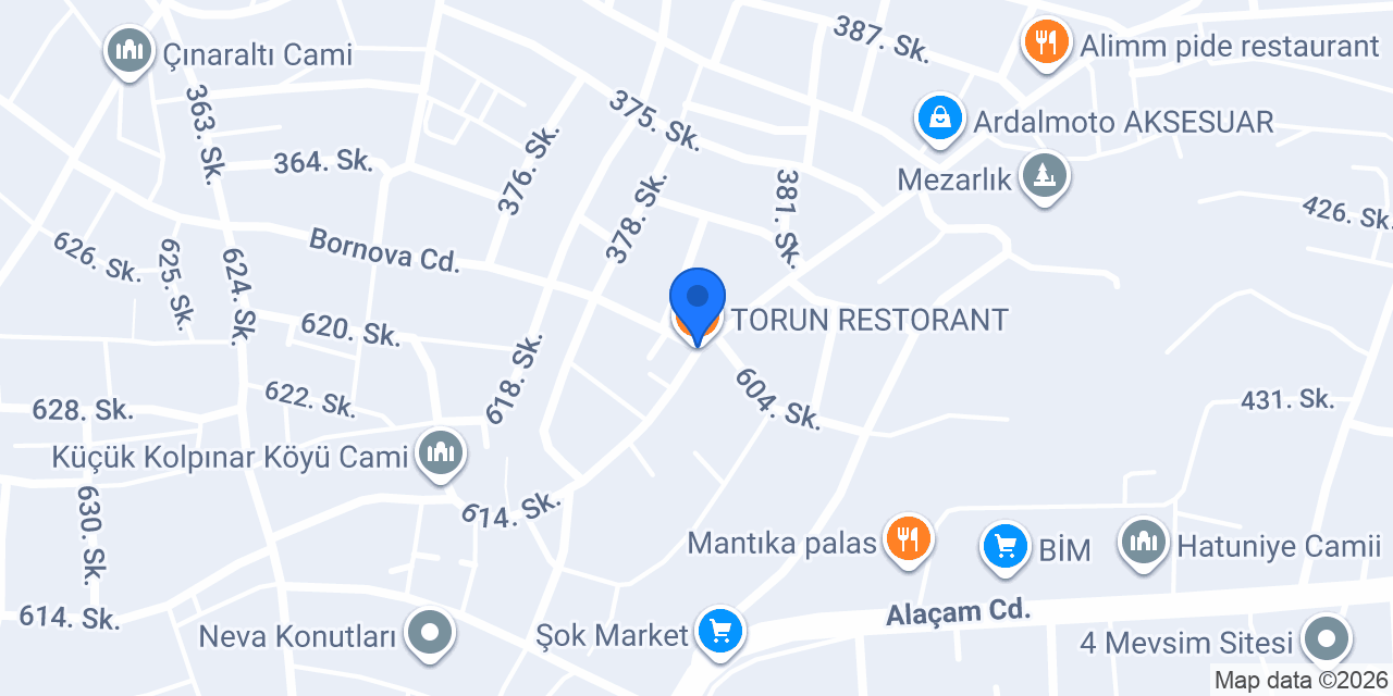 TORUN RESTORANT konumu