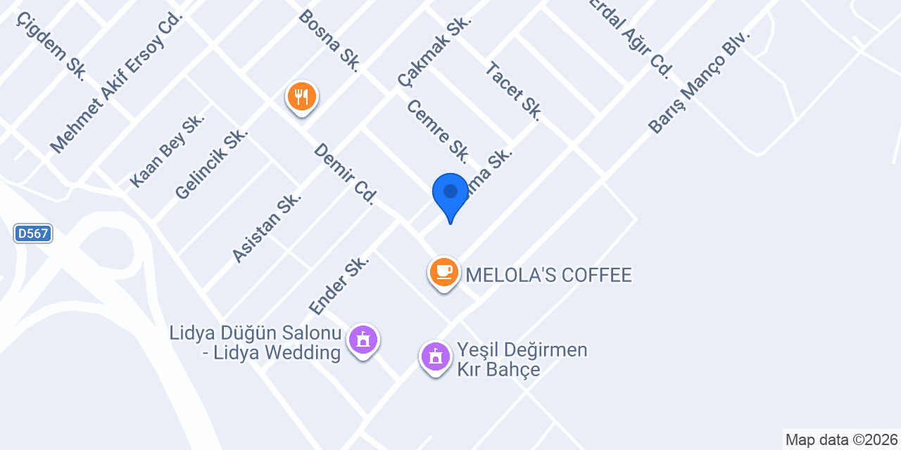 ENS Mobilya konumu