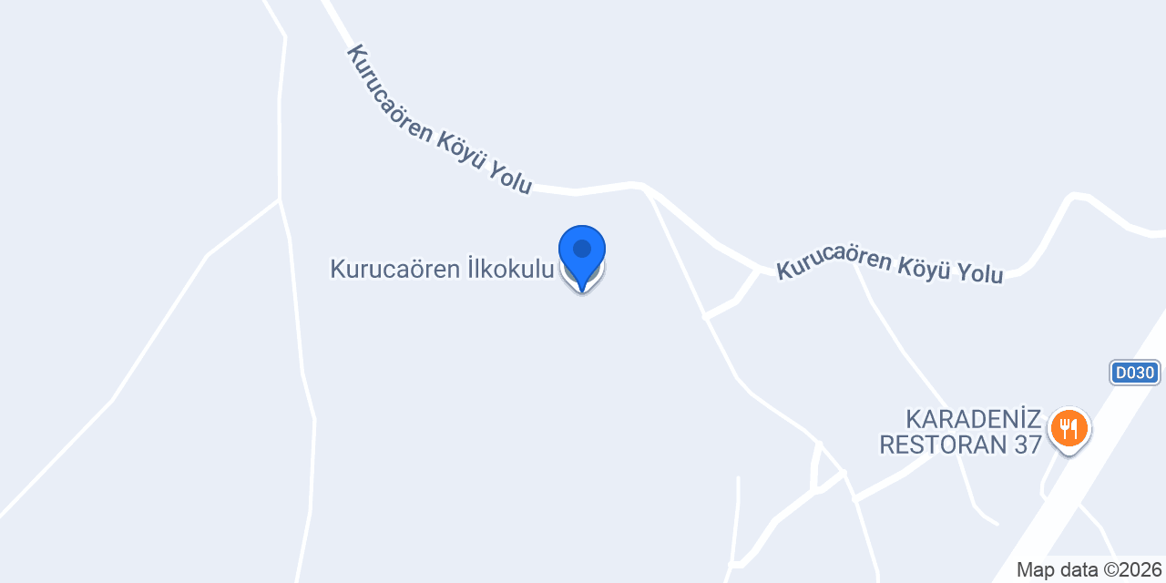 Kurucaören İlkokulu konumu