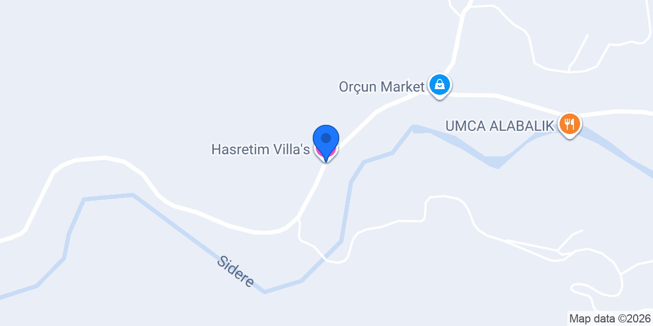 Hasretim Villa's konumu