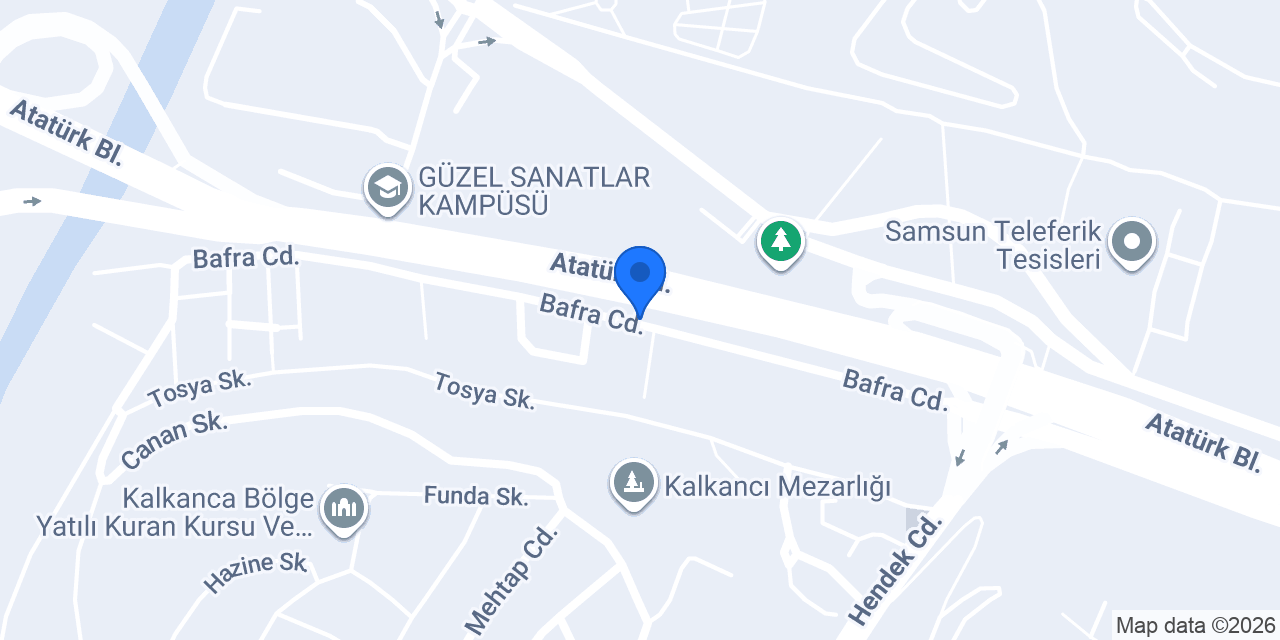 Öztürk Halı Yıkama konumu