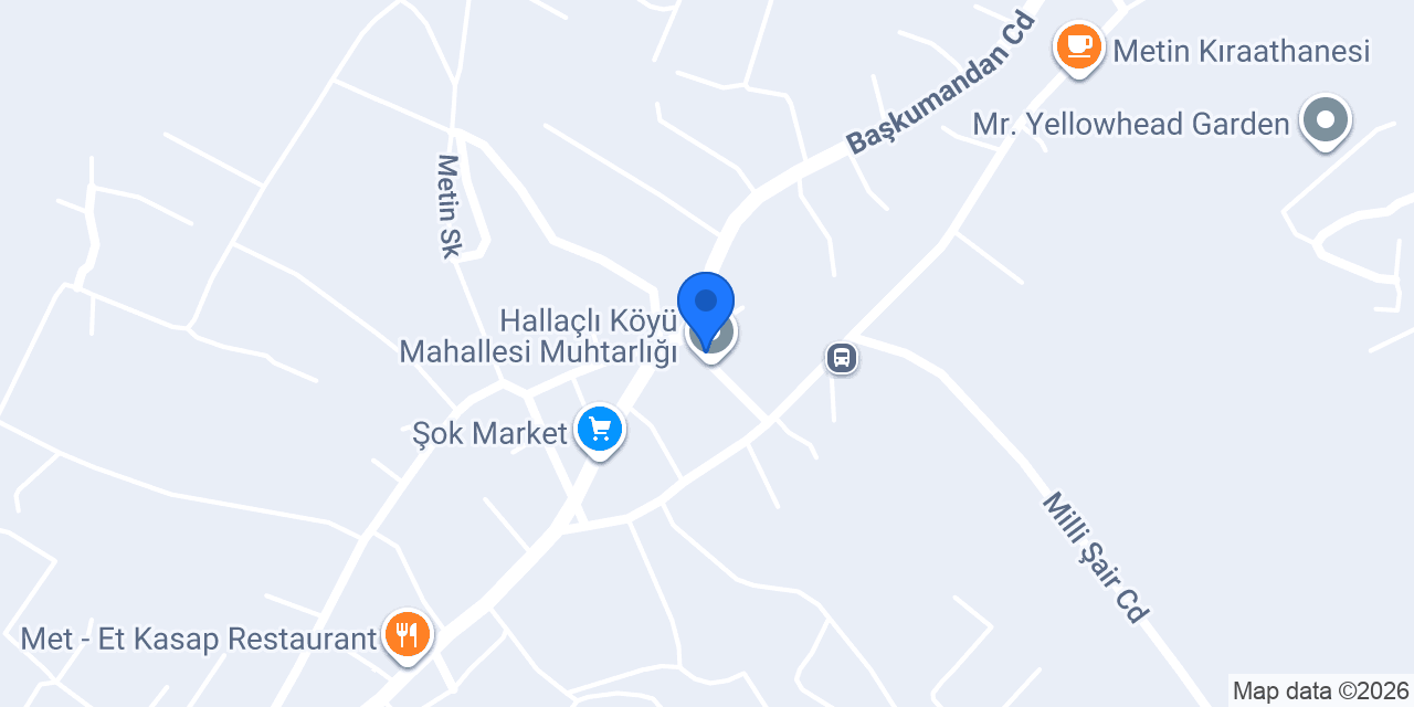 Hallaçlı İlköğretim Okulu konumu