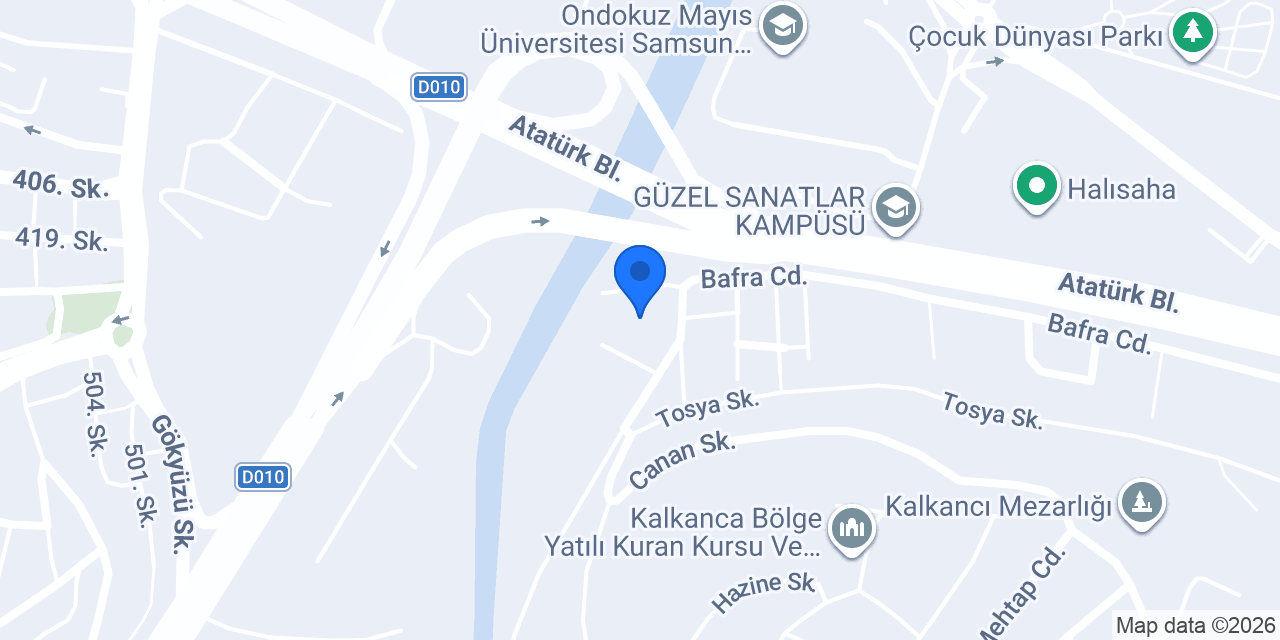 Kalkancı İlkokulu konumu