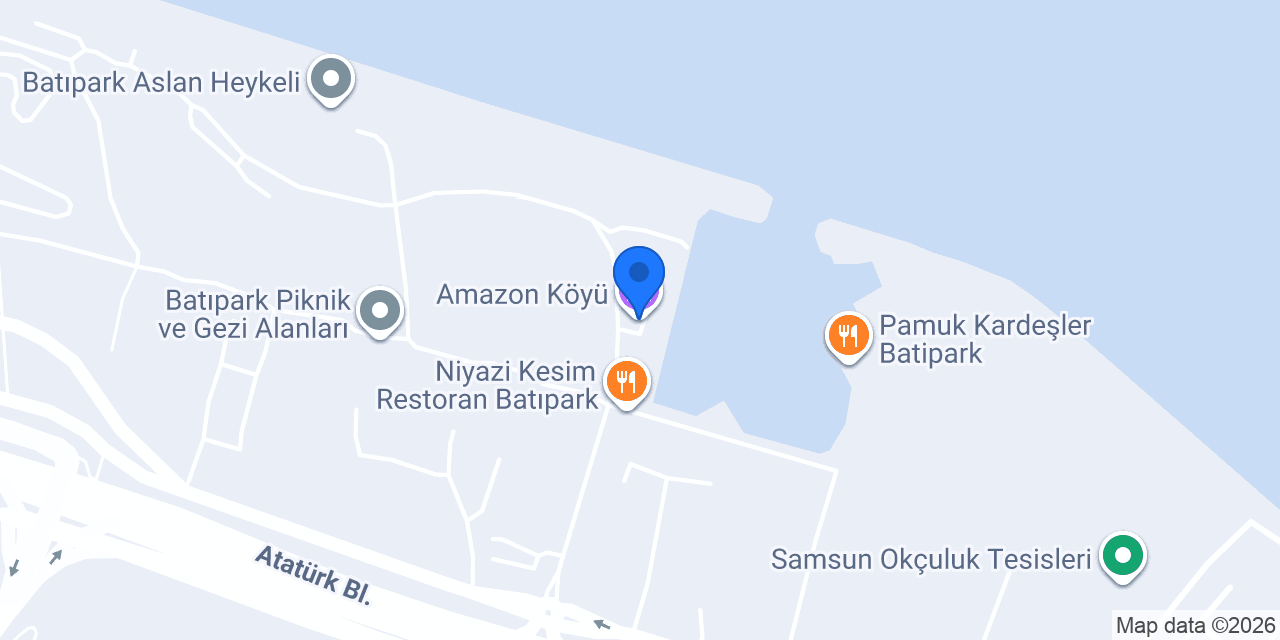 Amazon Köyü konumu
