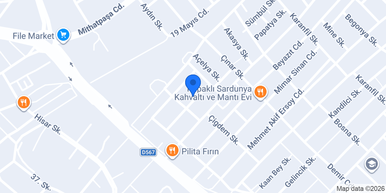 Tanem Gelinlik Kuaför konumu
