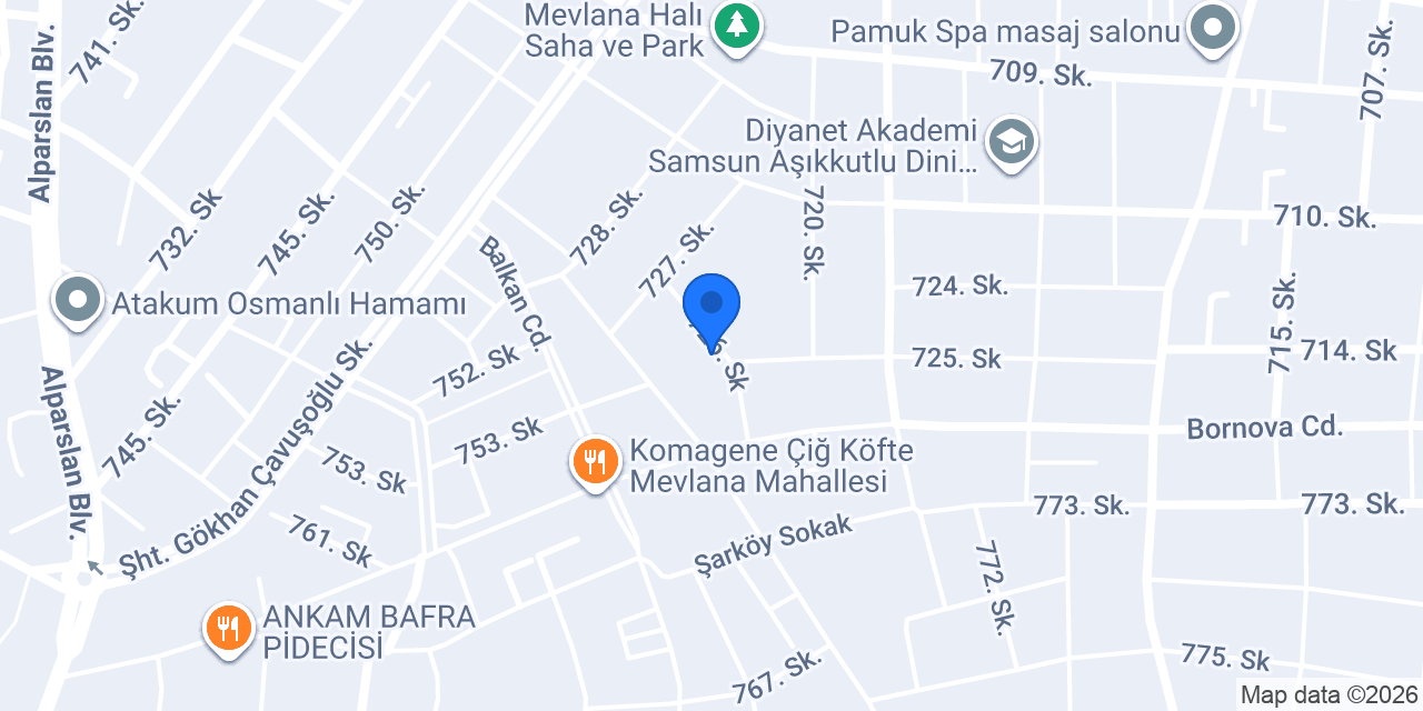 Atölye 360 Mimari Maket konumu