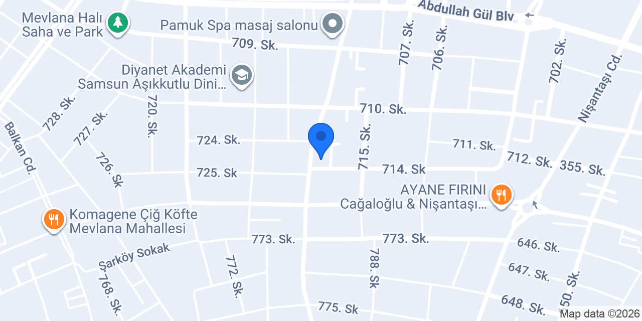 Sam-Aks Soğutma konumu