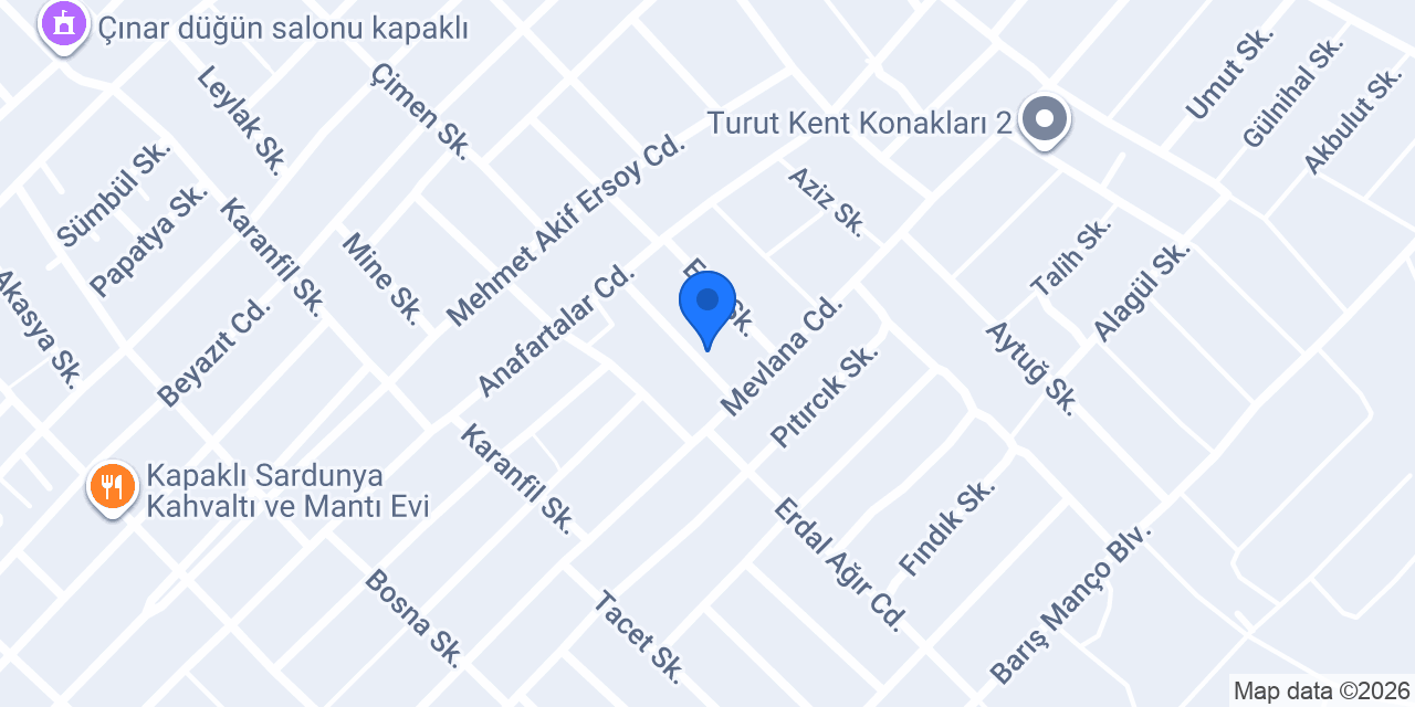 Kapaklı Taksi 7/24 konumu