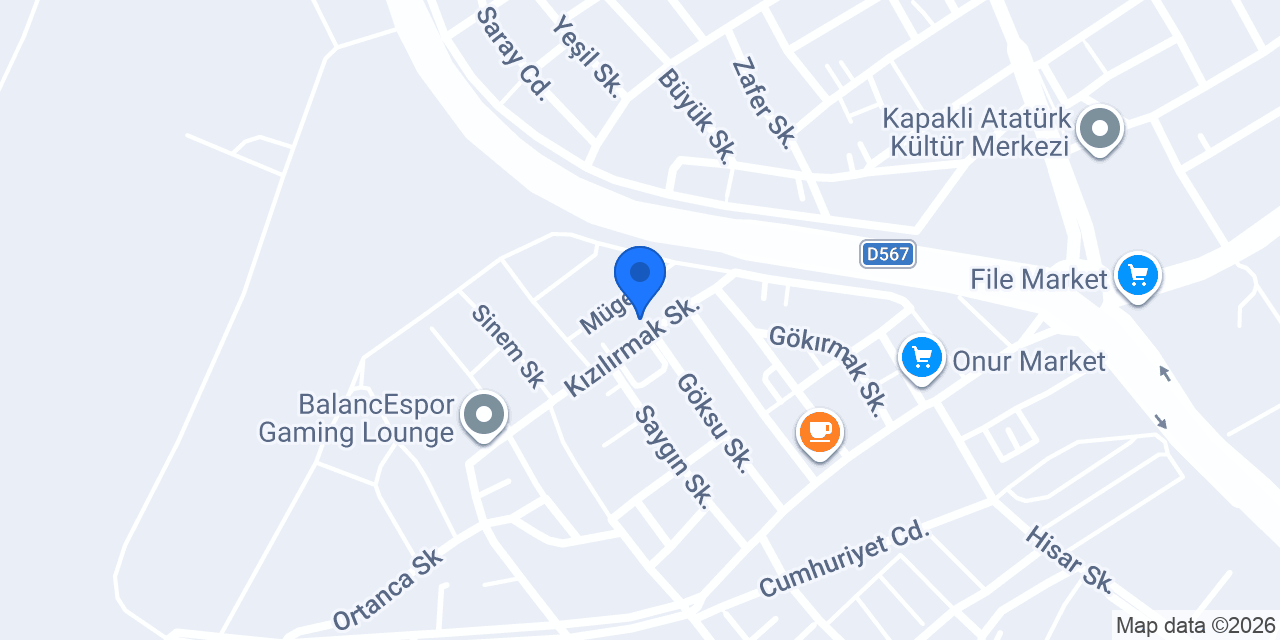 Serant Yapı ve Ticaret Limited Şirketi konumu