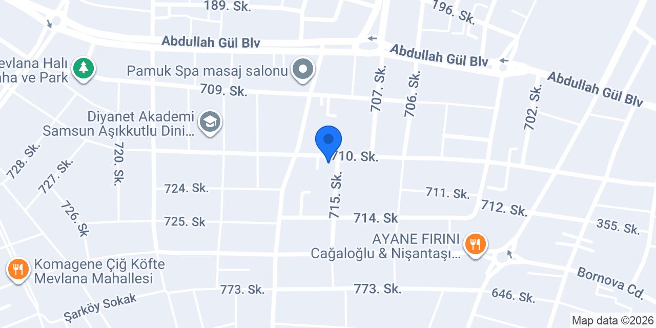 Erva Kumaş konumu