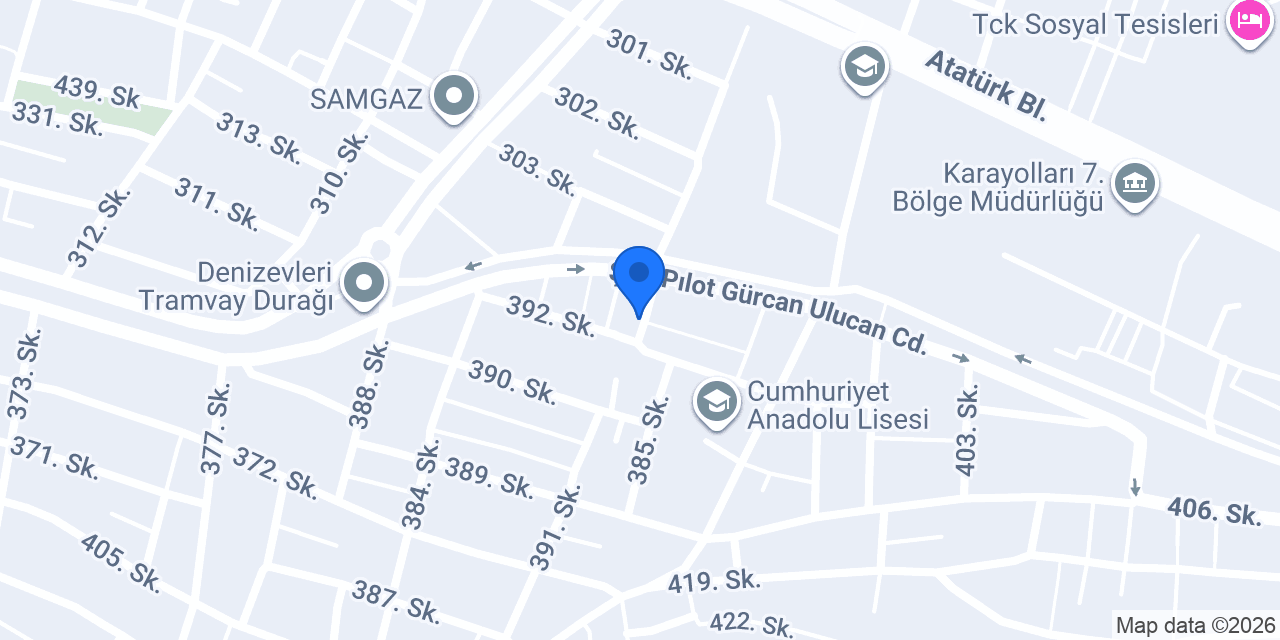 Can tesisat&boya badana konumu