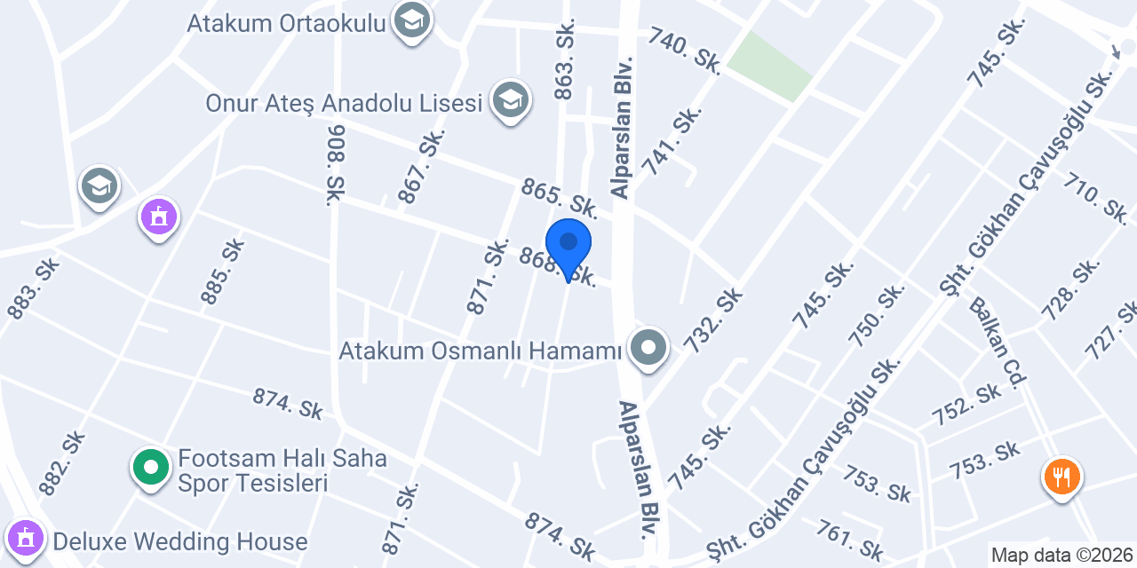 Atakum mobilya konumu