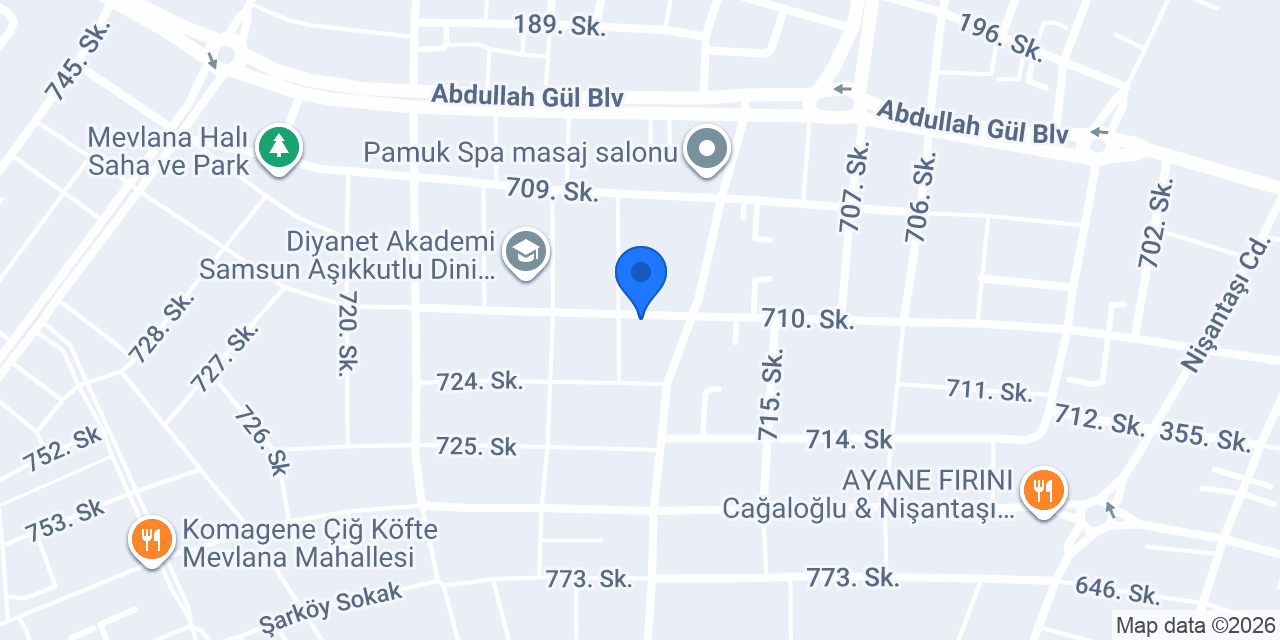 Onur Yapı Market konumu