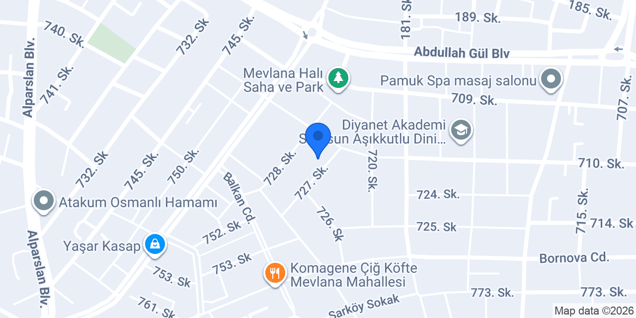 Ateşoğlu Hırdavat konumu