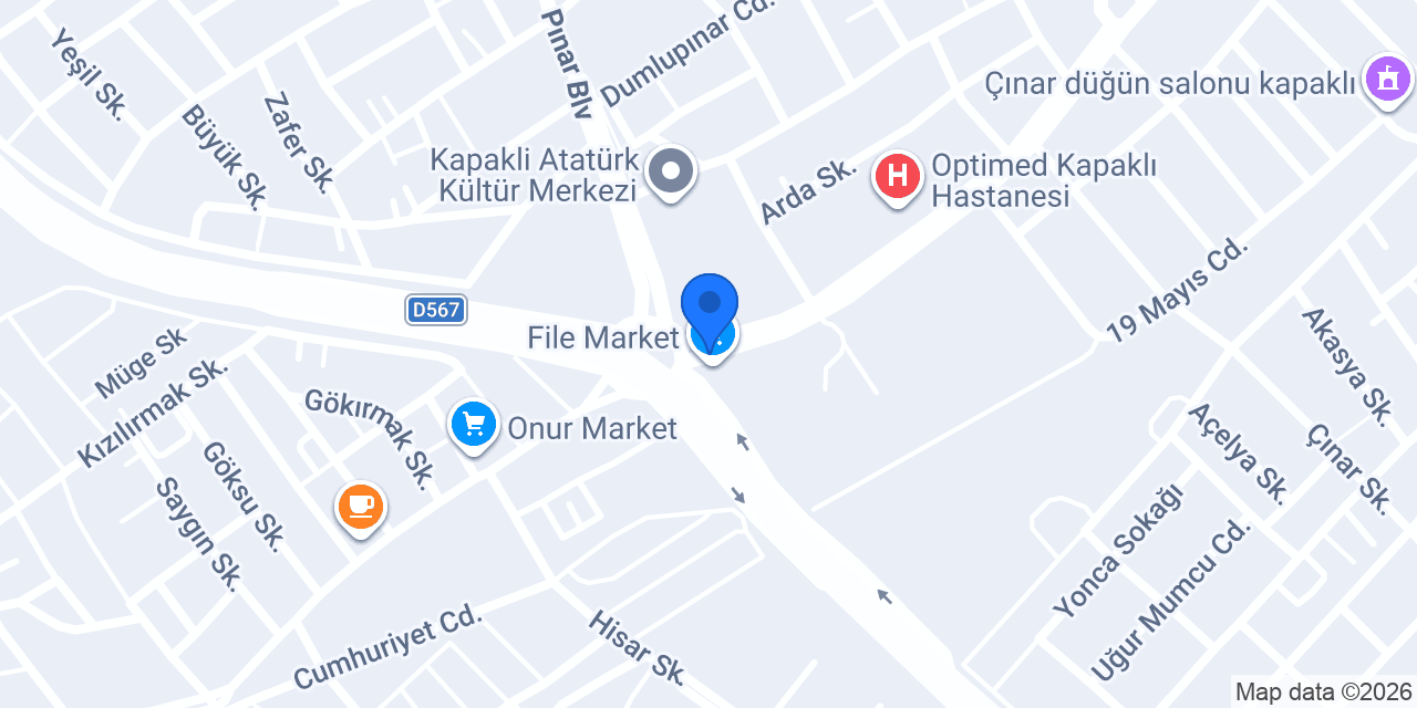 Atmaca et lokantasi konumu