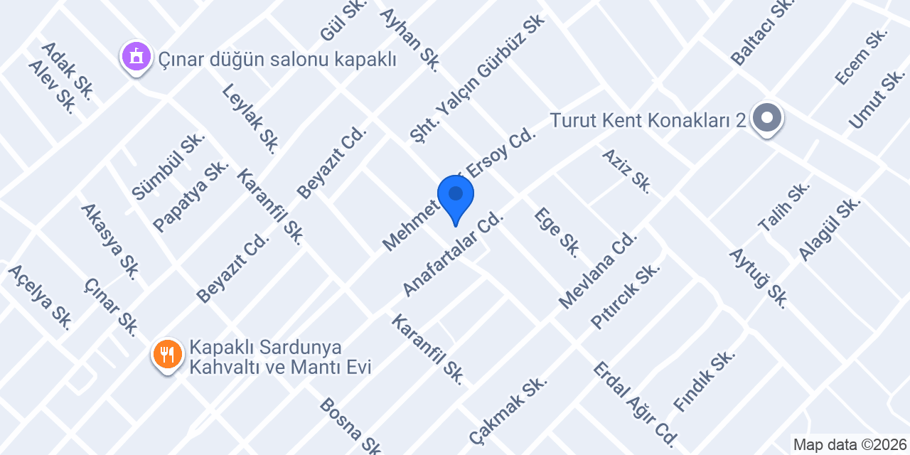 Akdaş Market konumu