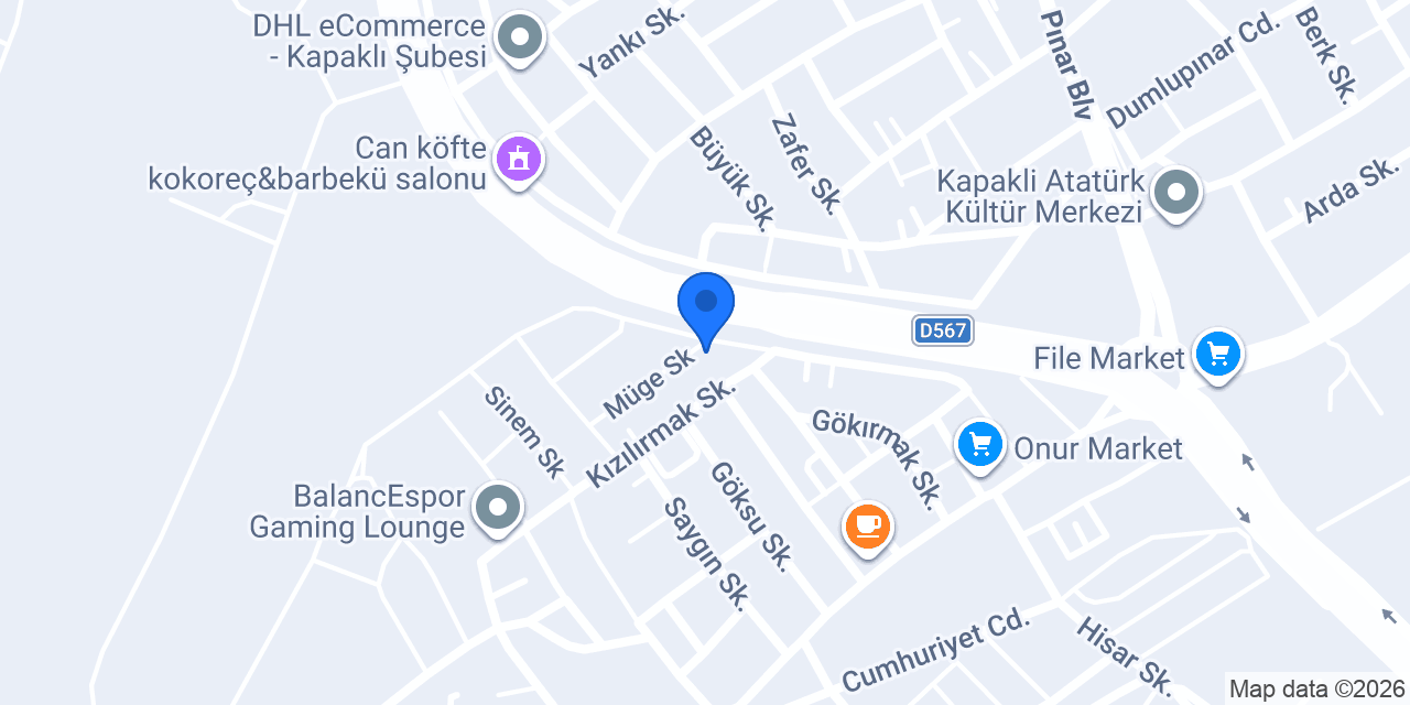 Ünal oto galeri konumu