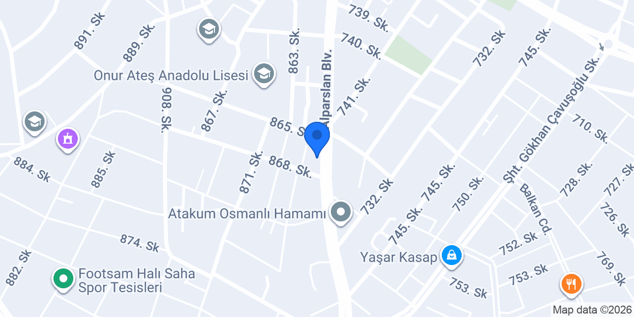 Coşkun Halı Yıkama konumu