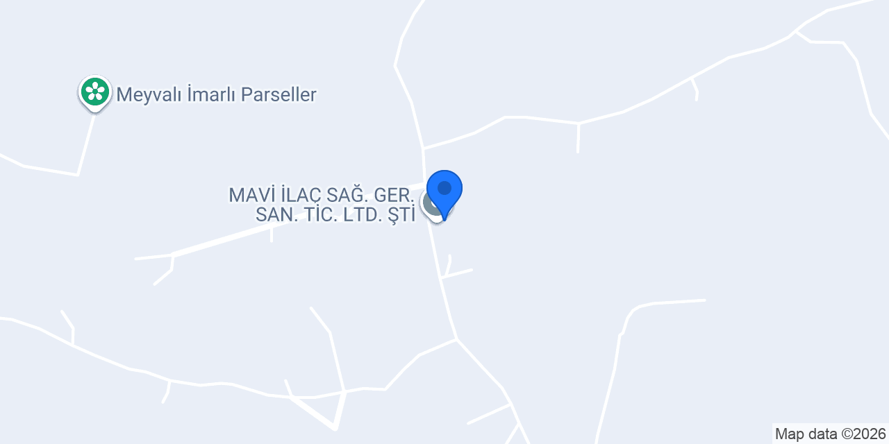 MAVİ İLAÇ SAĞ. GER. SAN. TİC. LTD. ŞTİ. konumu