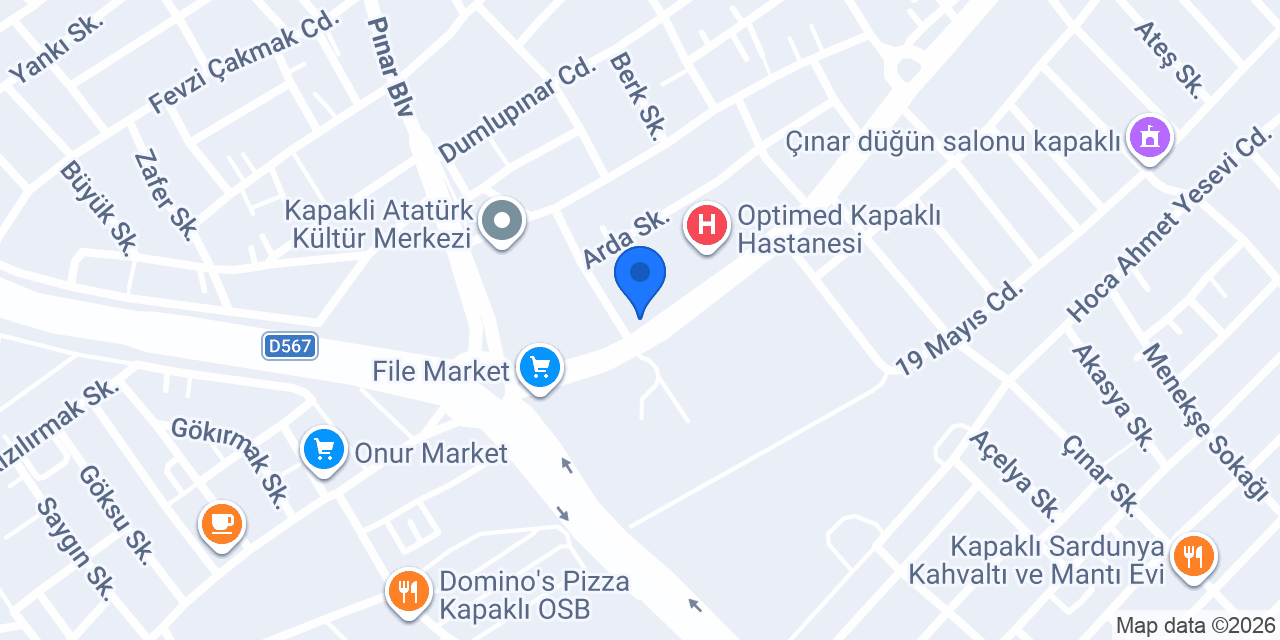 Gözlükçü Güven Optik konumu