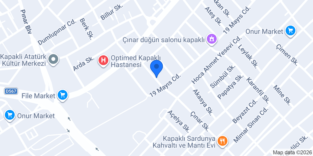 ZNG Tasarım ve modaevi konumu