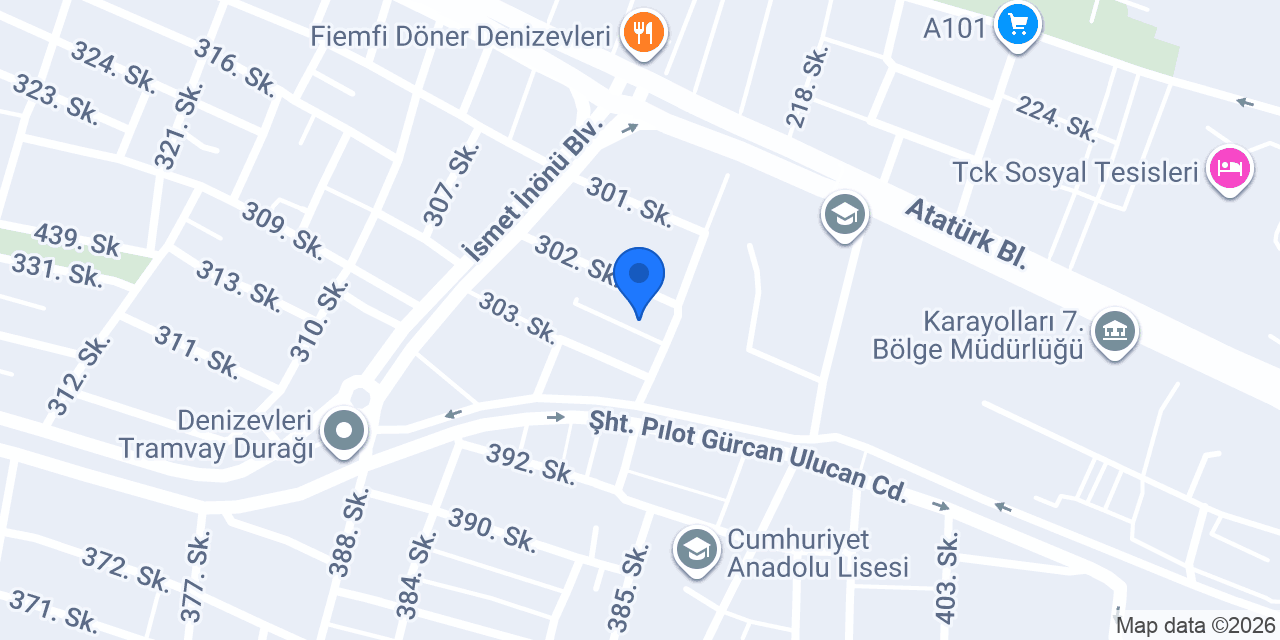Samsun Kale Yapı Denetim Ltd. Şti. konumu