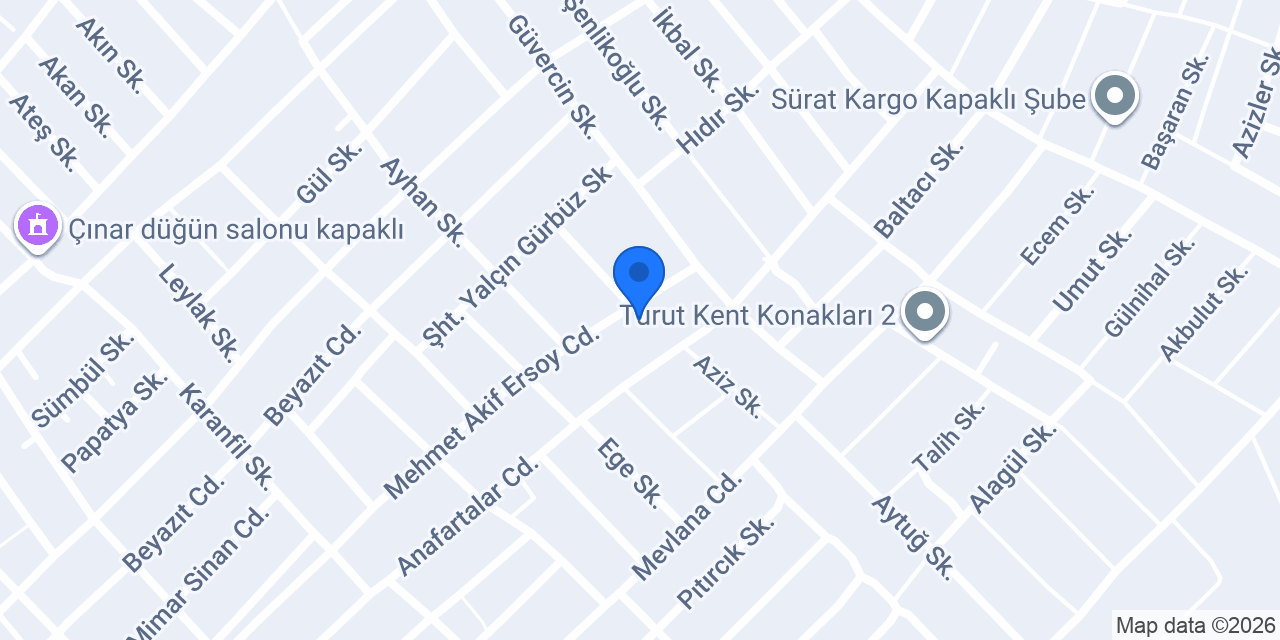 Osmanlı Mobilya konumu