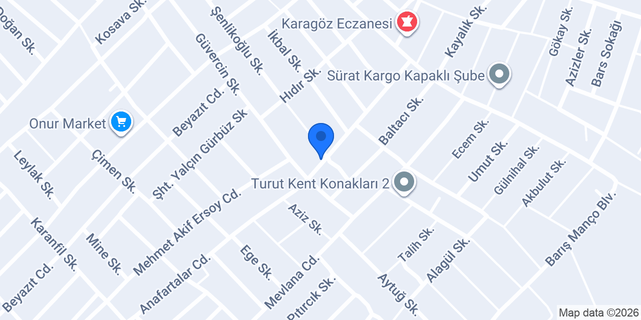 Çiçek Nakliyat konumu